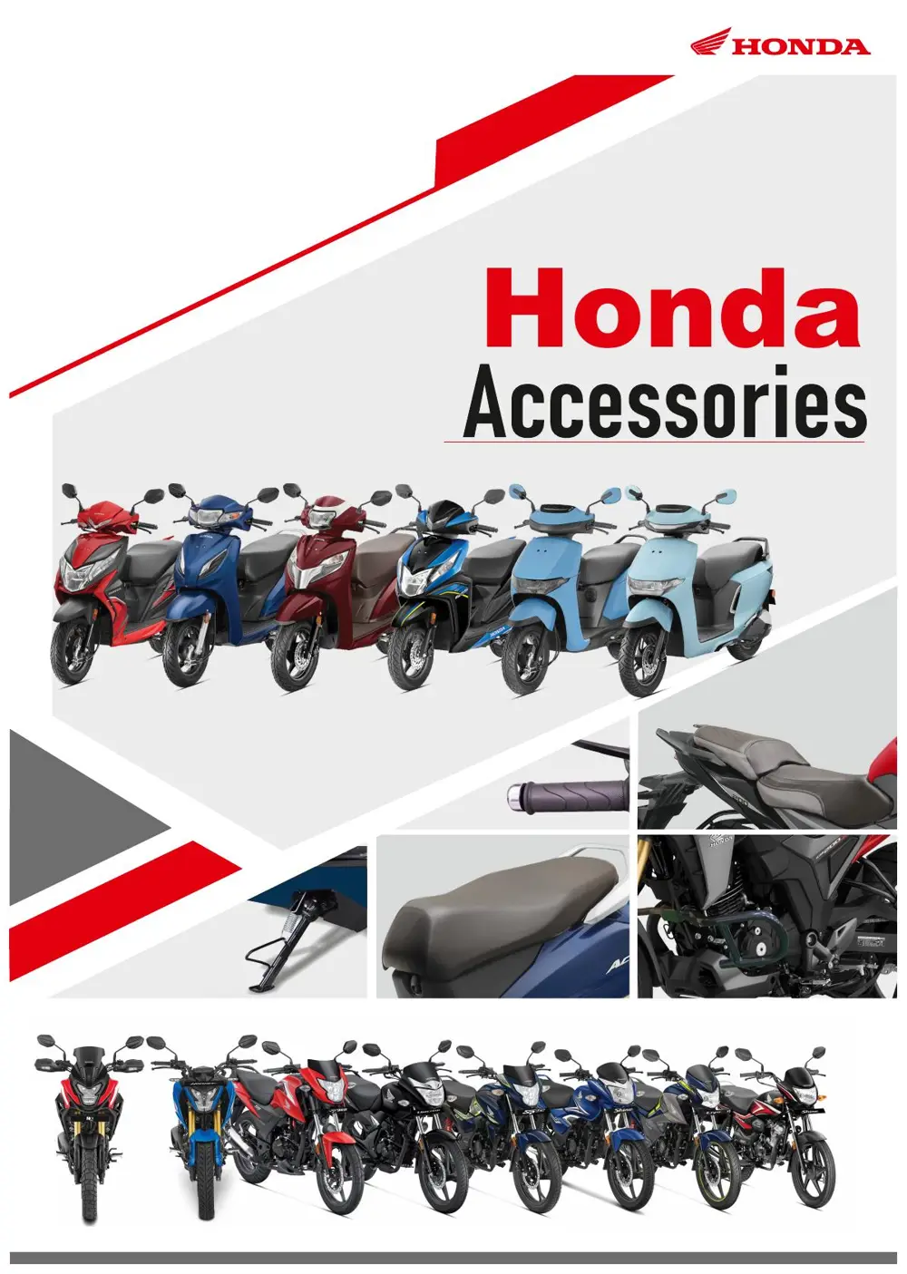 Honda Accessories catalogue page
